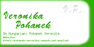 veronika pohanek business card